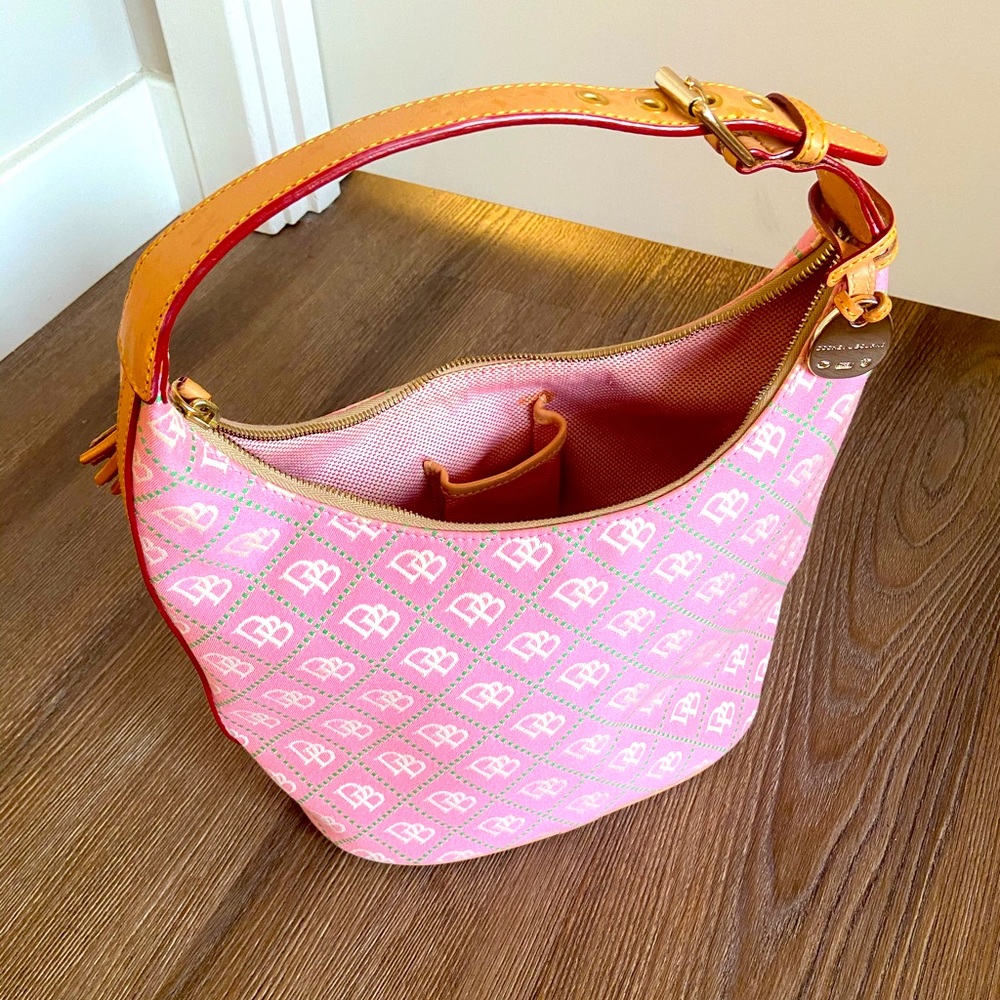 Dooney & Bourke pink fabric handbag